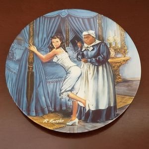 Vintage Gone With the Wind Knowles Plate Lacing Scarlett Fine China Wall Decor